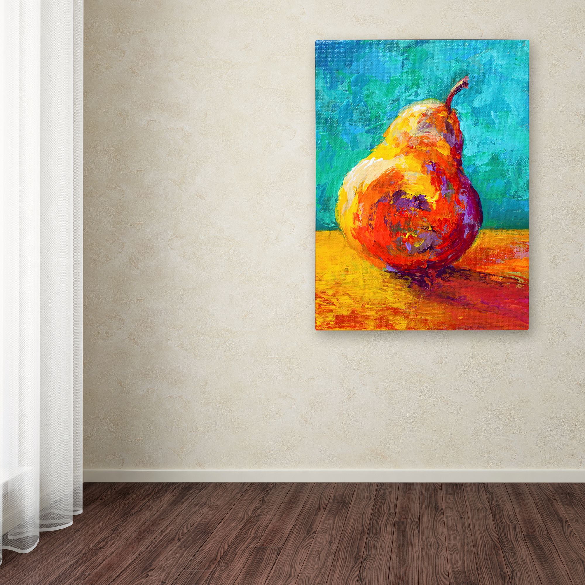 Trademark Fine Art 'Pear VI' Canvas Art by Marion Rose