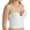 White, variant on Women's Carnival 206 Invisible Plunge Longline Bra (Ivory 36D)