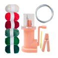 thumbnail image 3 of Easy Knitter Manual Spool Knitter Household Embellishment Rope Braider Mill Machine Knitting Tool for Bracelet Adult Sweaters 6 Colors Yarn pink, 3 of 9
