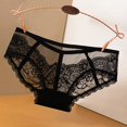 thumbnail image 1 of TrowBridge bragas de tentación de encaje negro para mujer, ropa interior erótica transparente, lencería Sexy amigable con la piel, calzoncillos acogedores, 1 of 4