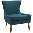 thumbnail image 1 of Modway Chaise d'Appoint en Tissu Vif en Azur, 1 of 4
