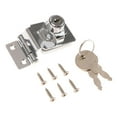 thumbnail image 1 of GROWTH TANK Zinc Alloy Door Lock Buckle Bolt Door Hasp Lock Entry 2 Keys, 1 of 9