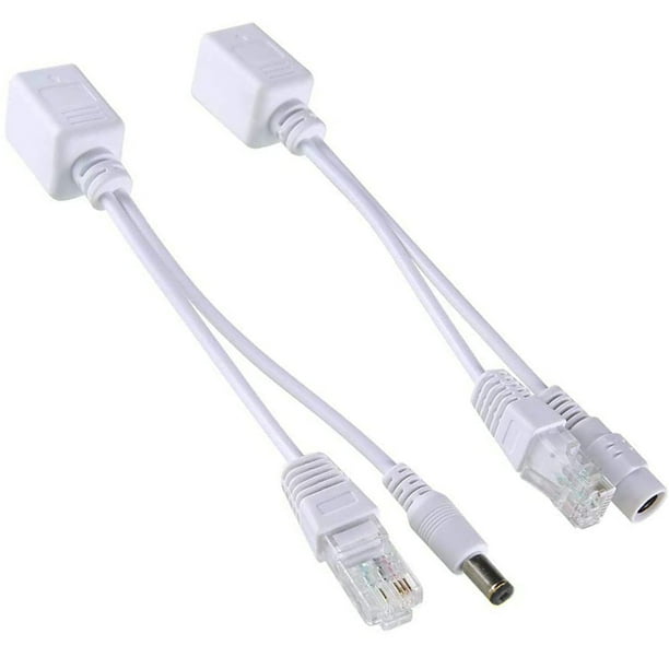 uds. Inyector PoE pasivo y kit divisor conector adaptador de corriente CC, Xemadio 220033-1