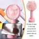 thumbnail image 3 of Tholdsy Mini ventilador eléctrico portátil de verano, 3 marchas, ventiladores silenciosos ajustables con asa, regalos de refrigeración por aire para Electrónica Rosa, 3 of 6