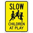 thumbnail image 1 of Slow Children At Play Sign, Traffic Sign, 18x24 Corrugated Plastic, 1 of 1
