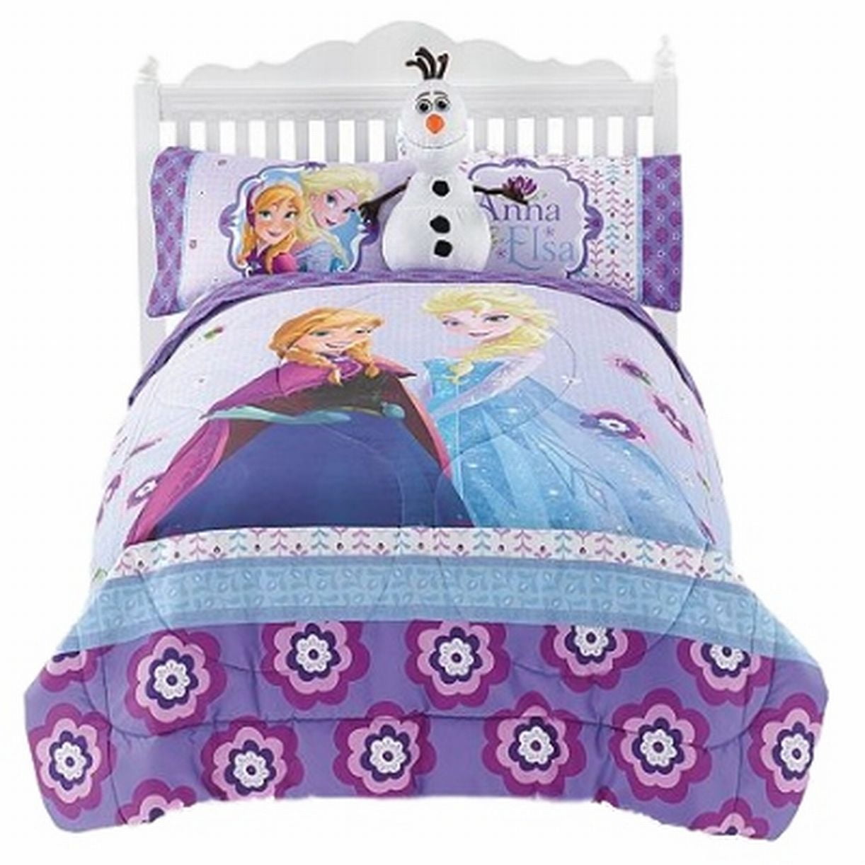 Disney Frozen Anna & Elsa Reversible Twin Full Bed ...