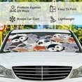 thumbnail image 5 of Car Windshield Sunshade Blocks Cute Animal Sun Visor Protector Foldable Sun Shield For Vehicle Car Truck SUV Van 55x27.5 inches Keep Vehicle Cool, 5 of 6