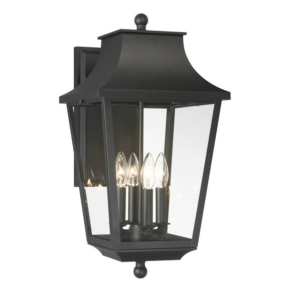 The Great Outdoors 73344 Altimeter 4 Light 22" Tall Outdoor Wall Sconce - Sand Coal
