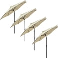 thumbnail image 2 of Sombrilla Con Angulo Kit 4 Piezas Jardimex  Jardin Playa 2.7 Metros Beige, 2 of 11