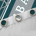 thumbnail image 4 of American Football City Curtains Football Lovers Curtains & Drapes, Rugby Sports Decor 30%-50% Blackout Curtains Geometric Striped Window Treatments 42''Wx84''L(Philadelphia), 4 of 6