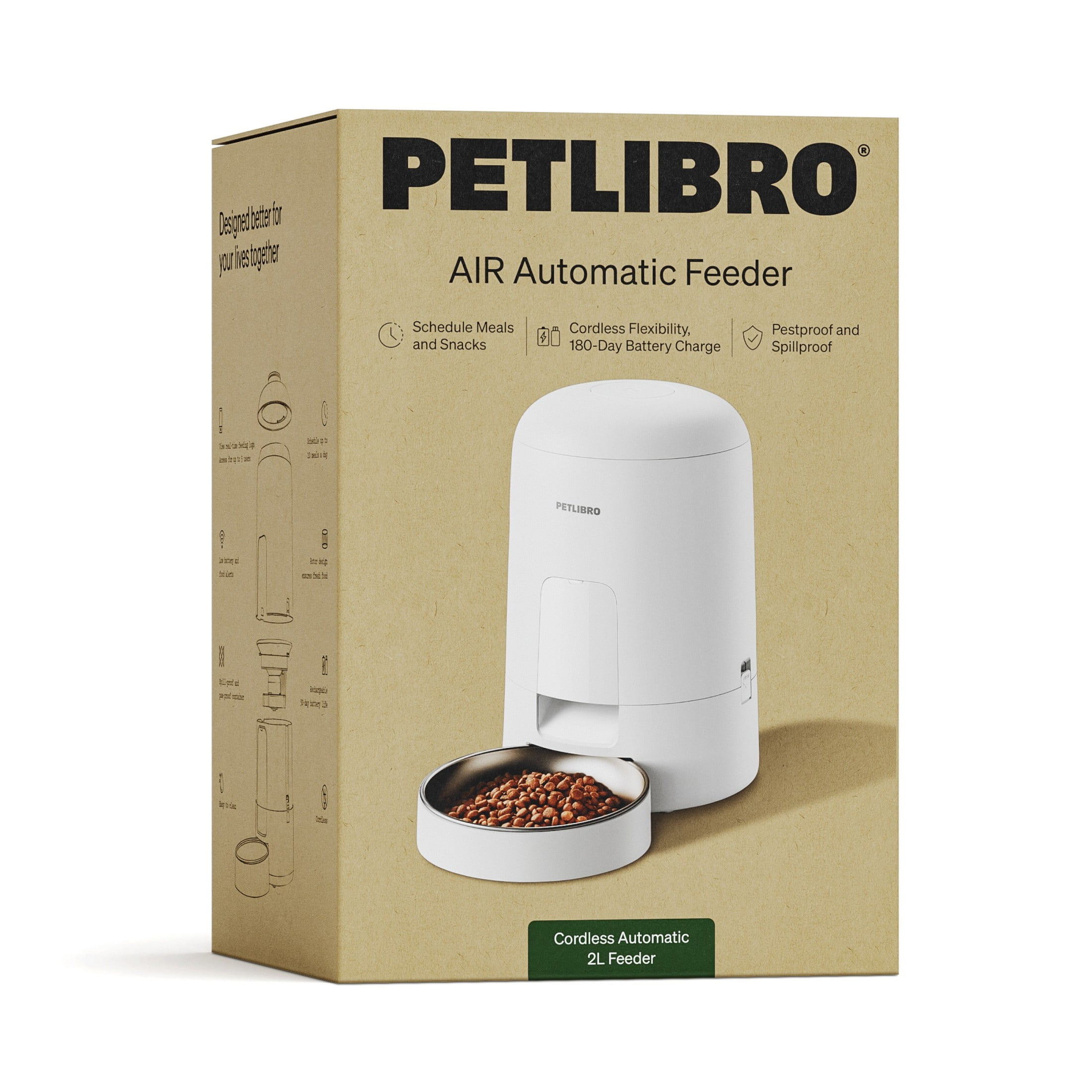 Air Automatic Feeder White