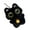 Style5, variant on Plush Black Kitten Doll Keyring Featuring Scarf Bells Holiday Decoration Present For
