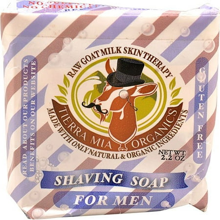 Tierra Mia Organics Goat Milk Shaving Cream for Men, 2.5