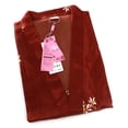 thumbnail image 5 of QWZNDZGR Nightgown Women's Sexy Nightgown Seduction Imitation Silk Nightdress Lace Up Bathrobe Spring And Summer Single Robe, 5 of 7