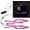 Purplelight, variant on 4 in 1 Motorcycle Helmet Light Night Riding Signal Helmet EL Light 3 Mode Led Helmet Light Strip Decoration Accessories Kit-1PCS