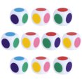thumbnail image 2 of SHISUYAN 10Pcs Color Printed Dices Educational Kids Learning Dices Acrlic Teaching Dices, 2 of 9