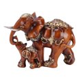 thumbnail image 2 of Estatua De Elefante Hecha A Mano, Decoración De Resina Con Base Antideslizante, Figura De Elefante Para Madre Y Bebé, Regalo Para El Hogar Y La Oficina, 2 of 7