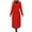 Red, variant on SwiftWear Women's Long Winter Trench Coat Elegant Notch Lapel Double Breasted Classic Overcoat Warm Thick Jacket with Pocket