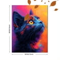 thumbnail image 3 of Qisvanset 12x16 Inch Framed Canvas Wall Art Pop Art Persian Cat Elegant Pet Portrait Ready To Hang Wall Decor, 3 of 8