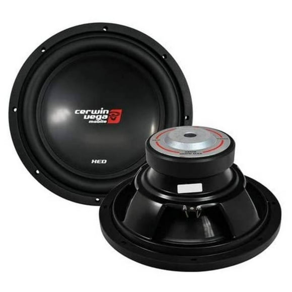 Cerwin Vega XED10V2 800 Watts Max 4Ohms 10 Inches SVC Single Car Audio Subwoofer