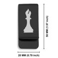 thumbnail image 2 of Stainless Steel Bishop Chess Piece Classic Slim Money Clip Credit Card Holder, 2 of 2