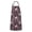 Pioneer Flower Floral-2, variant on Pioneer Flower Floral Print Pattern Apron for Women and Men, Cotton Linen Waterproof with Pockets, Adjustable, 33x27 Inch for Kitchen, Gardening, BBQ, Salon