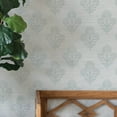 thumbnail image 4 of (2 pack) Roommates Studio Light Blue Auden Peel and Stick Wallpaper 30.75 Sq. ft, 4 of 13
