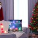 thumbnail image 5 of Funda de almohada de tiro navideño funda de almohada con funda suave de coche ligero funda de cojín para la decoración del hogar de la sala de estar Estilo H Gloria Funda de almohada, 5 of 9