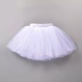 thumbnail image 2 of Zanarzt Girls Skirt Tutu for Toddler Layers Dance Tutu for Toddler Girls Birthday Fluffy Soft Tulle Skirt Ballet Princess Tutus White,6-12 Months, 2 of 3