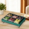 thumbnail image 1 of Plato para aperitivos perfecl Bandeja de condimentos Verde, 1 of 8