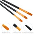 thumbnail image 4 of Unique Bargains Paint Brushes, 24 Pcs Painting Set,Small Professional Crafts, Black, 4 of 5