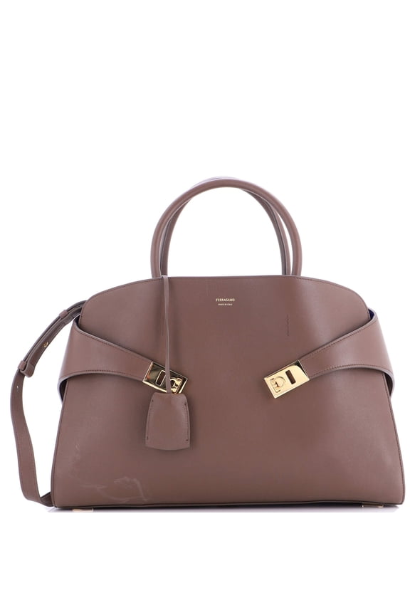 Pre-Owned Hug Top Handle Bag Leather Large By Rebag