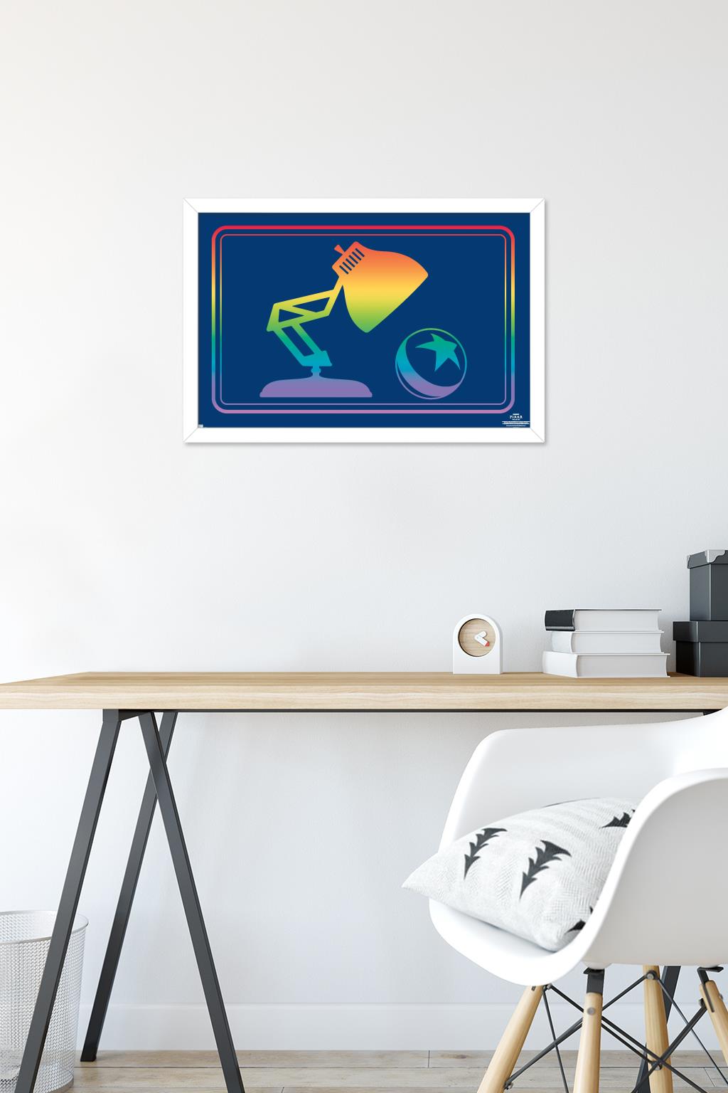 Disney Pixar - Lamp Pride Wall Poster, 14.725" x 22.375" Framed
