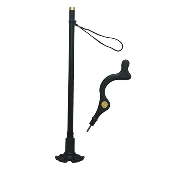 Adjustable Portable Aluminum Cane for Men & Women- Weight Balancing Mobility Aid for Daily Living - Collapsible Handle - Limited Mobility Heavy Duty