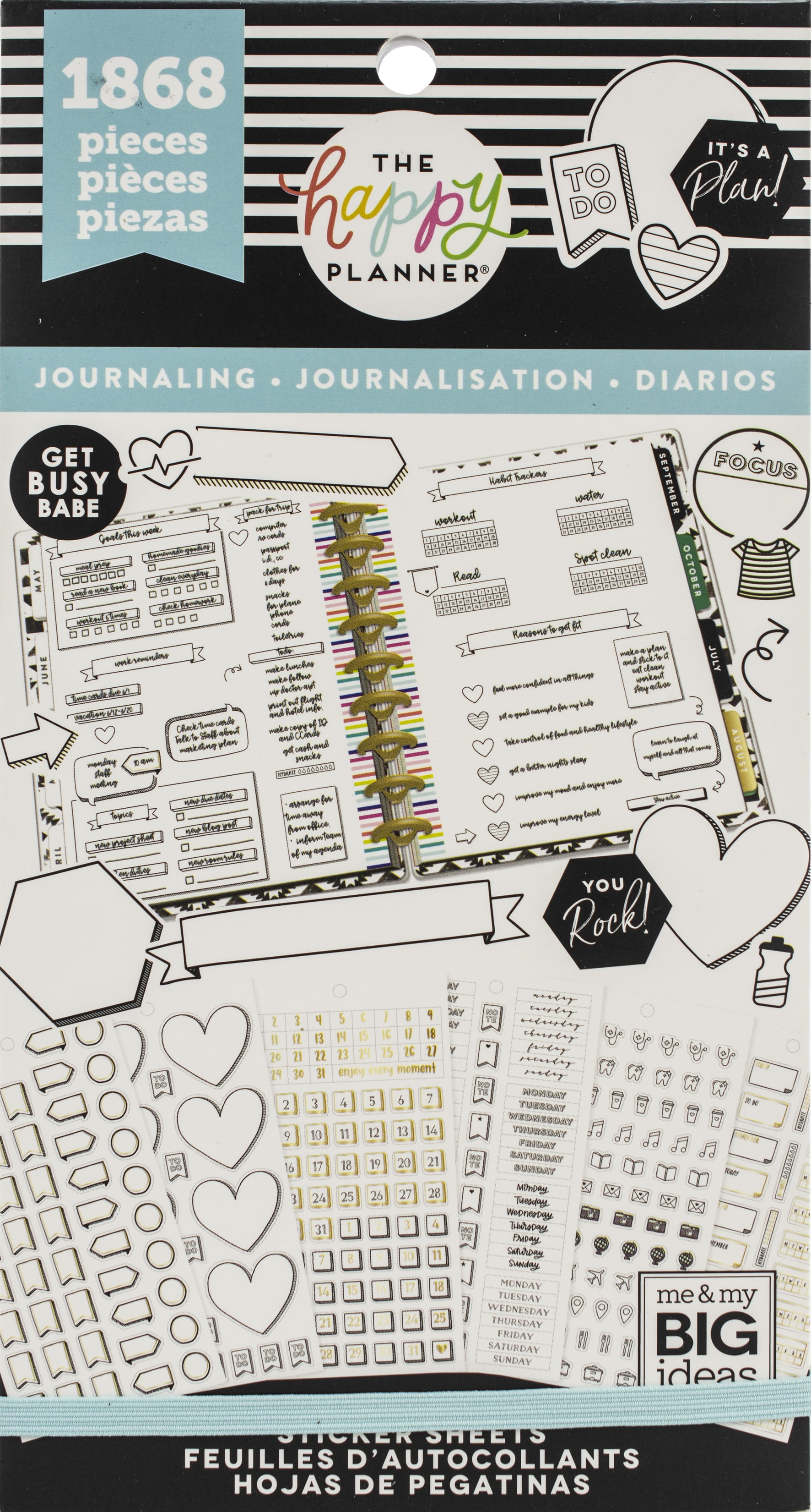 Set of All 7 Me & My Big Ideas The Happy Planner Mini Sticker Books for sale online 