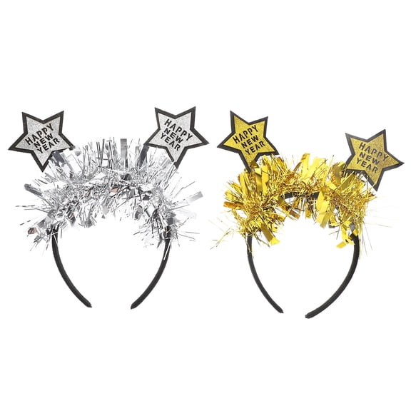 MLINS  2 Pcs Holiday Headbands for Holidays Bow New Year Headdress