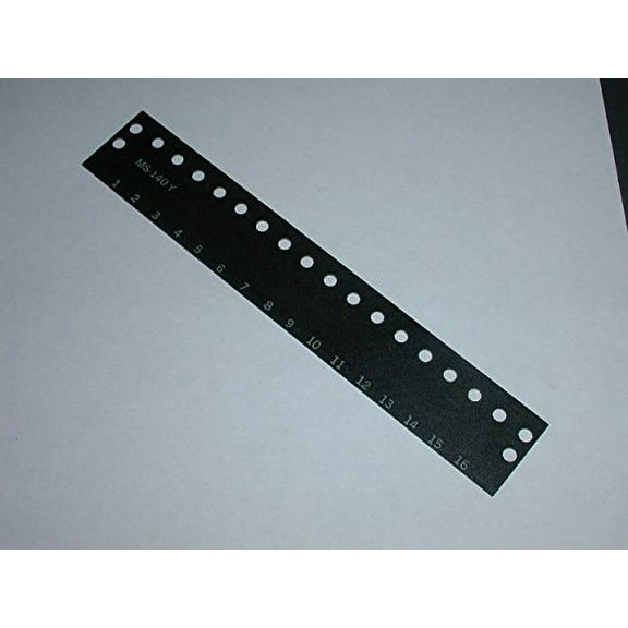 Cinch MS-16-140Y 16 Pos Terminal Block Marker (3 pack) - MS-16-140Y