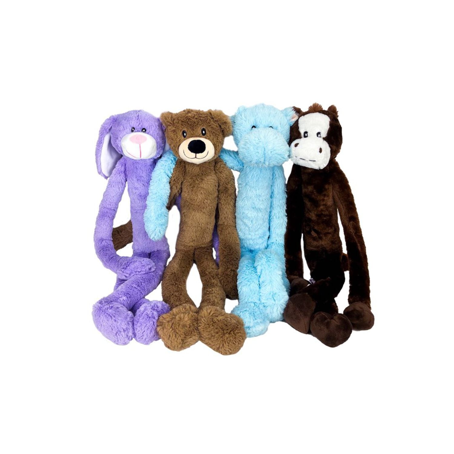 3 Pack Christmas Dog Toys – Squeaky Santa, Snowman & Elk Plush Chew Toys For Small, Medium & Large Dogs | 15 Inch Fun Holiday Pet Gift