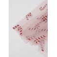 thumbnail image 3 of CHICWISH Women Christmas Shimmer Candy Cane Print Mesh Tulle Midi Skirt Cute High Waist A-Line Casual Holiday Skirts Pink, 3 of 8
