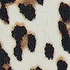 Gwen Studios Orange Faux Leather Animal Print Cheetah Fur Trim, 7/8" x 2 Yards
