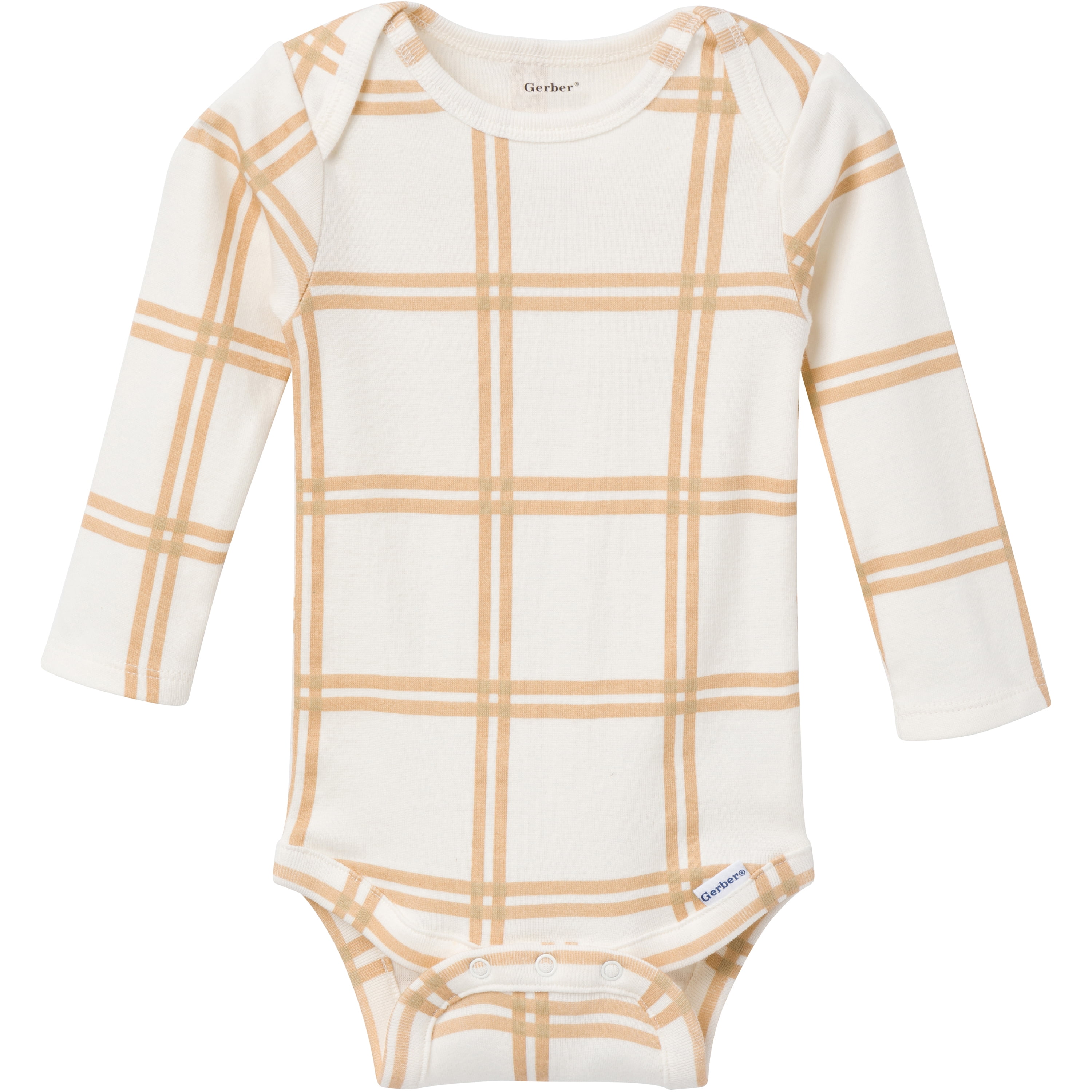 Gerber Baby Neutral Assorted Long and Short Sleeve Onesies, 6-Pack, Sizes Newborn - 12 Months