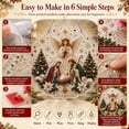 thumbnail image 5 of Christmas Pearl Diamond Art Suncatcher 12in DIY Nativity Craft Kit, Holy Family Acrylic Wall Hanging with Pearls Rhinestones for Window, 5 of 7