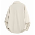 thumbnail image 4 of Awdenio Shirts for Men Button Down Lightweight Shirt Jacket Long Sleeve Overshirts With Flap Pockets, 4 of 8