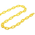 thumbnail image 5 of Uxcell 26Ft Plastic Chain Barrier, Safety Link Chain Stanchion with 6 S-Hooks and 6 Clips, Yellow, 5 of 6
