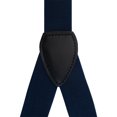 thumbnail image 6 of TopTie Men's Solid Elastic Suspenders 1 inch Y-Back Adjustable Suspenders-NavyBlue, 6 of 6