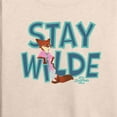 thumbnail image 3 of Zootopia 2 - Nick The Fox Stay Wilde - Women's French Terry Long Sleeve Pullover, 3 of 5