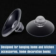 thumbnail image 4 of 50 Pack 20mm Mini Clear Suction Cups for Glass Table Tops Without Hooks Suction Cups for Glass Sucker Pad for Home Decoration Rubber Sucker Small Window Hangers Home Office, 4 of 5