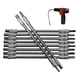 thumbnail image 1 of Enlaces de adaptador de conexión de eje flexible de metal para taladros eléctricos 2 piezas de plata LingWen 8390611086404, 1 of 1