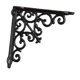 thumbnail image 5 of Soporte decorativo para estante, soporte de estantería de metal estilo vintage para montaje en pared, ideal para garaje, cocina y hogar. M, 5 of 8