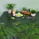 thumbnail image 5 of Mantel Durony de plástico con estampado de musgo verde, 274 x 137 cm, 2 unidades, 5 of 7